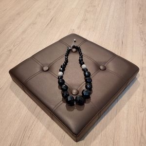 Kate spade black bead necklace